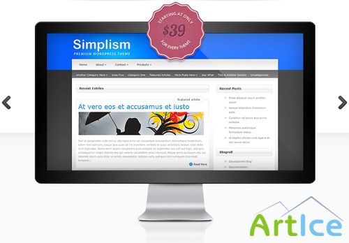 ElegantThemes - Simplism v4.4 - WordPress Theme