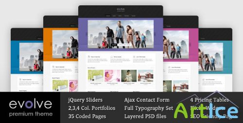 ThemeForest - Evolve - Responsive Multipurpose HTML theme