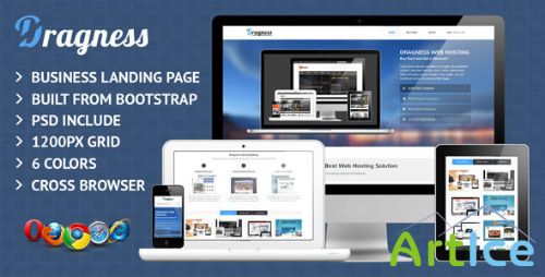 ThemeForest - Dragness - Business & Portfolio Landing Page