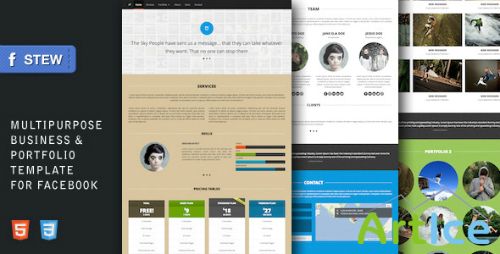 ThemeForest - Stew - Multipurpose Facebook Template for Creatives