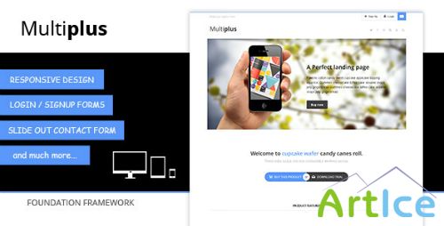 ThemeForest - Multiplus - Responsive multipurpose landing page