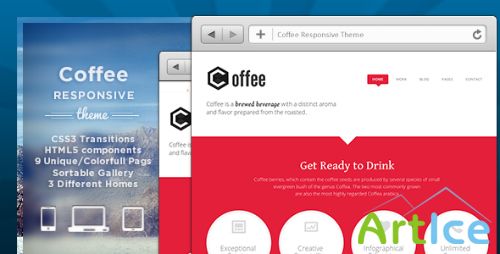 ThemeForest - Coffee Responsive Theme