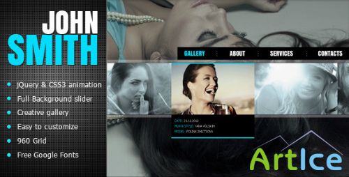 ThemeForest - John Smith - Personal Photo Portfolio