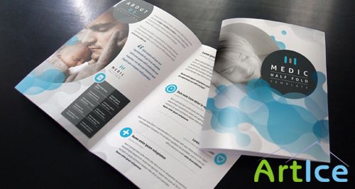 PixeDen - Medic Bi Fold Brochure Template