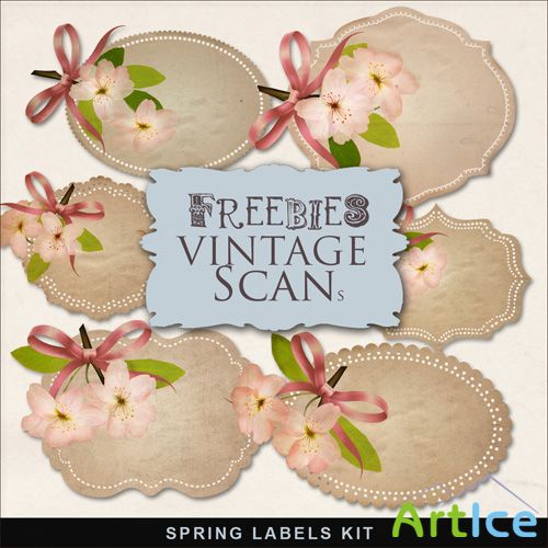 Scrap-kit - Spring Labels 2013