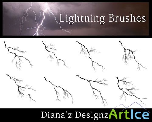 Lightning Photoshop Brushes