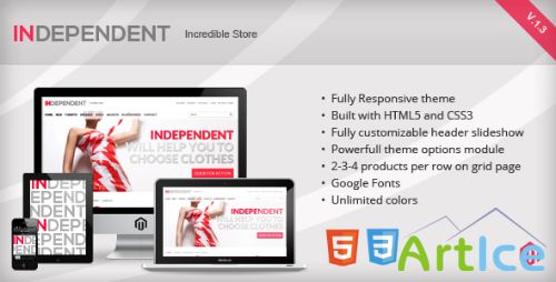 ThemeForest - Independent v1.3 - Responsive Magento Theme