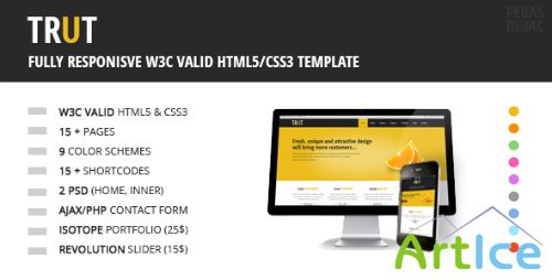 ThemeForest - TRUT - Fully Responsive HTML/CSS Template