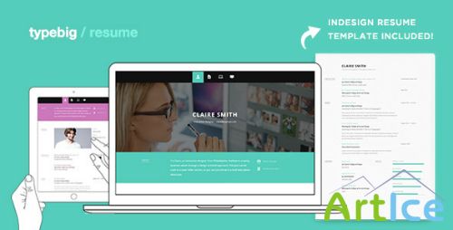 ThemeForest - Typebig Resume - Responsive vCard Template