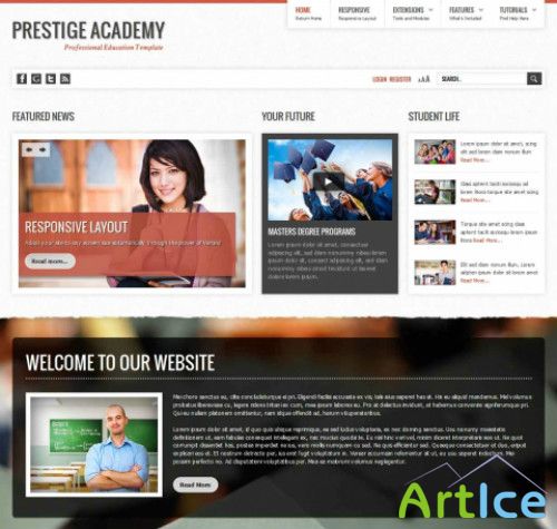 Shape5 - Prestige Academy for Joomla 2.5 & 3.0