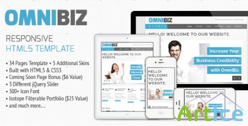 ThemeForest - Omnibiz - Responsive Premium Website Template