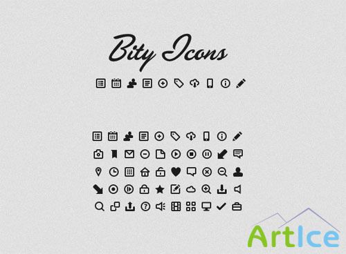 WeGraphics - 50 Bity Vector Icon Set