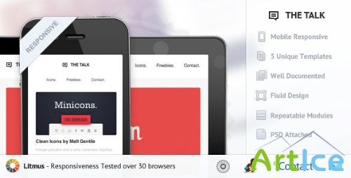 ThemeForest - The Talk - Responsive E-mail Template