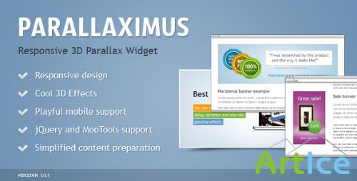 CodeCanyon - Parallaximus - Responsive 3D Parallax Widget