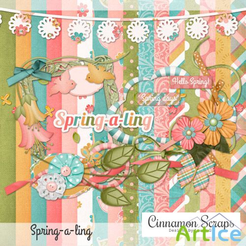 Scrap Set - Spring - a - Ling