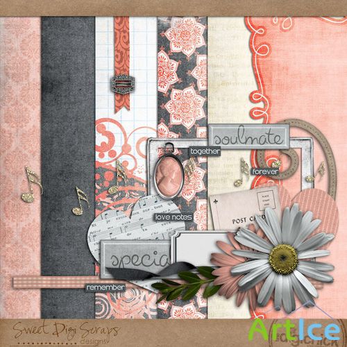 Scrap Set - Love Notes