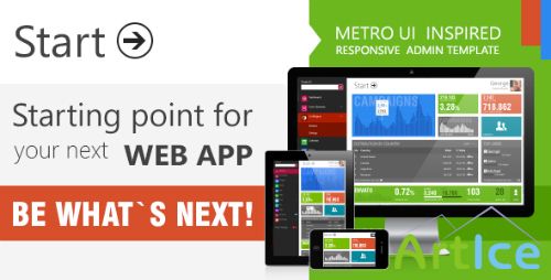 ThemeForest - Start v1.3.1 - Metro UI Responsive Admin Template