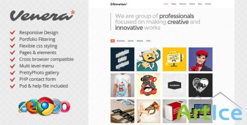 ThemeForest - Venera - Responsive HTML Template