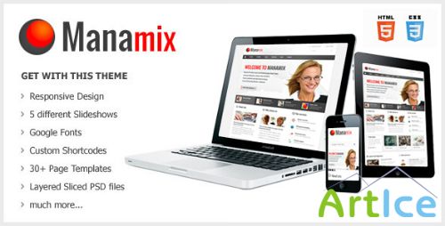 ThemeForest - Manamix - Responsive Multipurpose Template