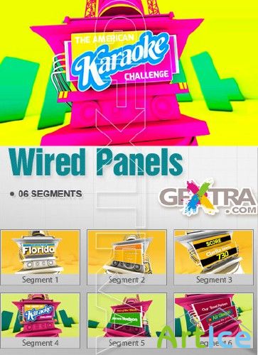 Wired Panels (SD HD Projects AE (2013)