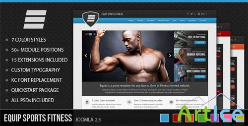 ThemeForest - Equip Joomla Sports and Fitness Theme