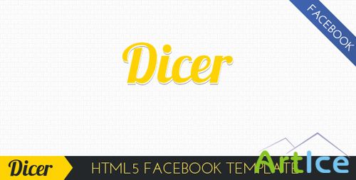 ThemeForest - Dicer HTML5 Facebook Template