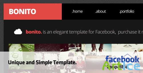 ThemeForest - Bonito - Facebook Template