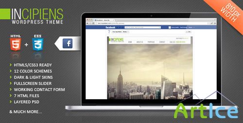 ThemeForest - Incipiens Facebook Template