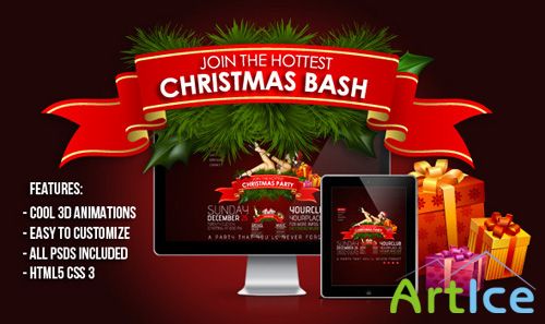 ThemeForest - 3D Christmas Bash