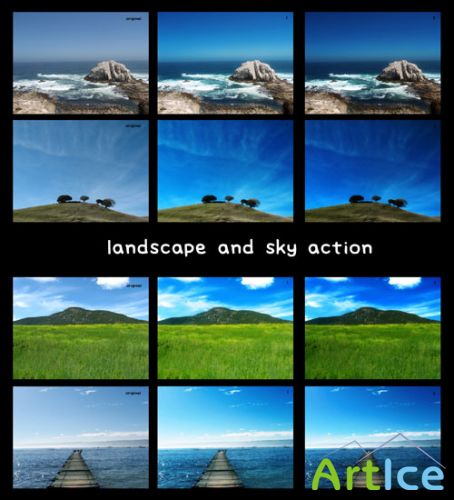 Landscape and Sky Photoshop Actions