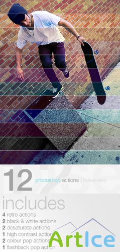 12 Fidelity Photoshop Actions