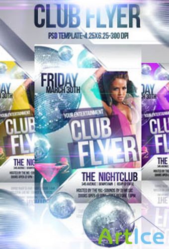 Club Flyer/Poster PSD Templates