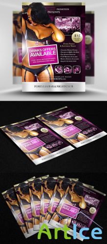 Forellia Bar Party Flyer/Poster PSD Template