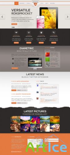 RocketTheme - RT Diametric v1.3 - Template for Joomla 3.0