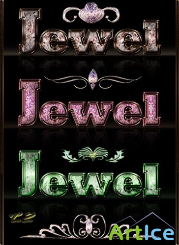 Jewel Photoshop Styles