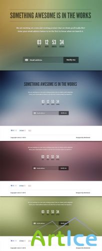 MediaLoot - Coming Soon Page PSD Template