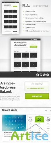 MediaLoot - Solio - Wordpress Theme