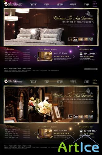 PSD Web Templates - Vip Interior