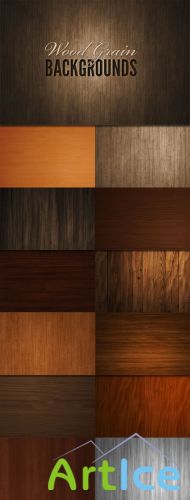 WeGraphics - Wood Grain Backgrounds