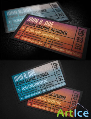 WeGraphics - Modern Business Card Template