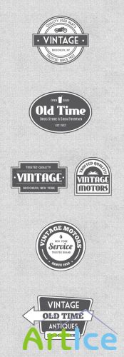 WeGraphics - Vintage Vector Signs