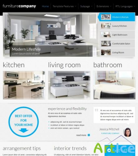 Joomla-Monster - JM-Exclusive-Furniture - Template for Joomla 2.5