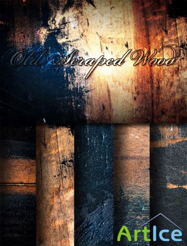 WeGraphics - Old Scraped Wood Textures