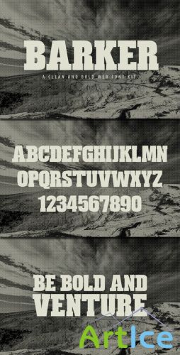 WeGraphics - Barker: A Bold Web Font Kit