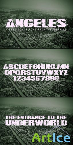 WeGraphics - Angeles: A Urban Style Font Face