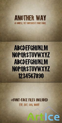 WeGraphics - Another Way  Font Kit