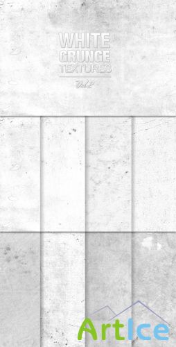 WeGraphics - White Grunge Textures Vol 2