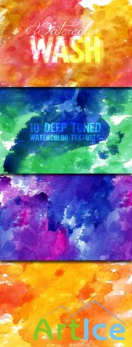 WeGraphics - Watercolor Wash Textures