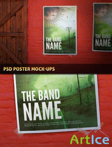 WeGraphics - Poster Mock-Ups