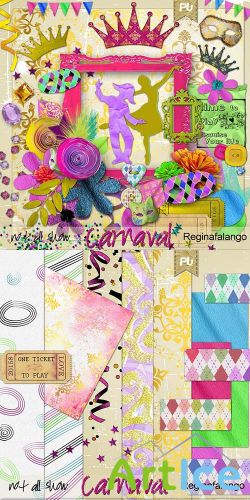 Scrap Set - Carnaval PNG and JPG Files